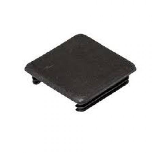 STRUT END CAP 41X41MM BLACK PVC