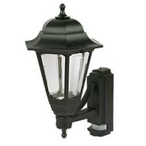 ASD CL/BK100P BLACK PIR COACH LANTERN