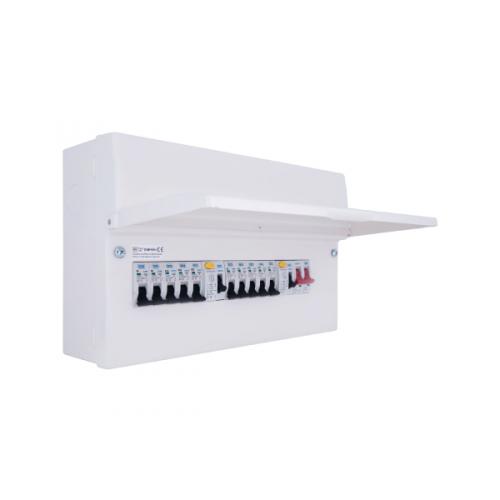 BG CFUDP16610 10W POPULATED DUAL RCD CONSUMER UNIT AM3