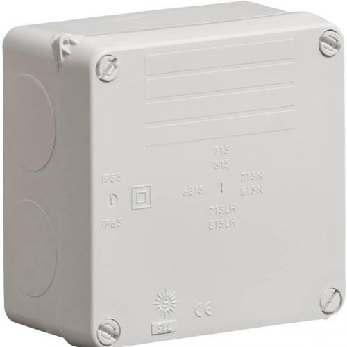 WISKA WIB1 815LH 110X110X60 IP65 LIGHT GREY BOX