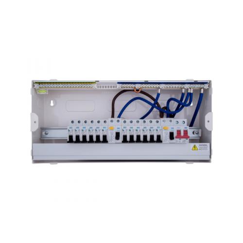 BG CFDP18616 16WAY POPULATED DUAL RCD CONSUMER UNIT AM3