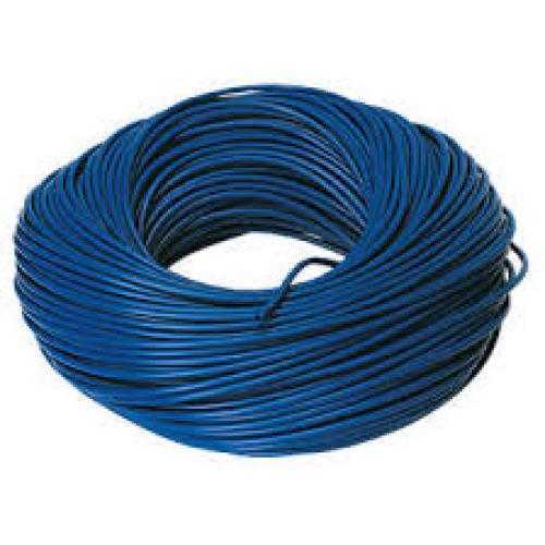 3MM PVC SLEEVING BLUE 100MTR
