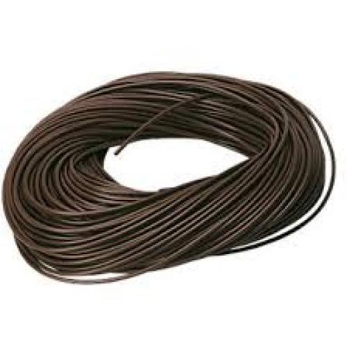 4MM PVC SLEEVING BROWN 100MTR