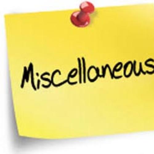 Miscellaneous