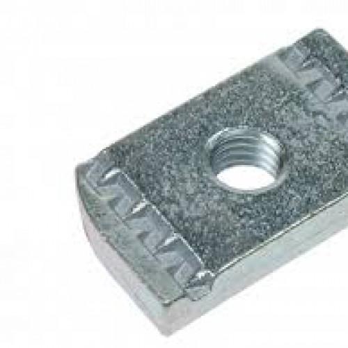 STRUT CHANNEL NUT M10 PLAIN NO SPRING BZP