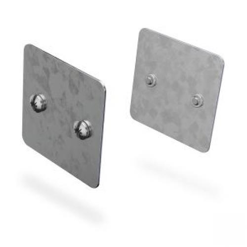 TRENCH POWER TRUNKING 3X3 COUPLER WITH SCREWS