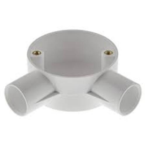 MITA 25CJB4W 25MM WHITE ANGLE BOX PVC