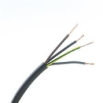 CABLE 3184Y 1.5MM 4CORE PVC FLEX BLACK 100MTR DRUM