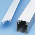 STRUT LID WHITE PVC 3MTR LTH  