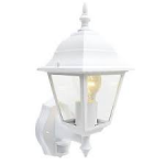 ASD CL/WK100P WHITE PIR COACH LANTERN
