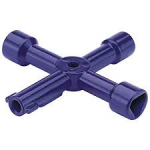 DRAPER 65393 4 WAY SERVICE UTILIY KEY