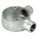 CONDUIT FITTINGS 20MM ANGLE BOX GALV