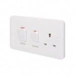 SCHNEIDER LISSE GGBL4001 45A DP COOKER UNIT SOCKET&LEDS