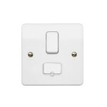 MK K330WHI LOGIC 13A DP SWITCH SPUR BASE FO