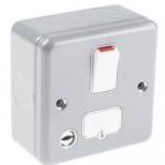 MK K932ALM METALCLAD 13A DP SWITCH SPUR FRONT FO