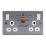 BG METALCLAD MC522RCD 2G SWITCH SOCKET RCD PROTECTED