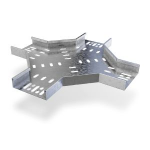 TRENCH MEDIUM DUTY TRAY 225MM 4 WAY CROSSOVER PIECE