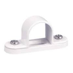DELIGO SB20W 20MM STEEL SPACER SADDLE WHITE POWDER COATED