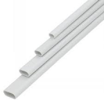 MITA OVL25W 25MM OVAL CONDUIT WHITE PVC 3MTR LENGTH