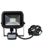 LUCECO EFLD10B40P 10W PIR LED FLOODLIGHT SLIM IP65 4000K