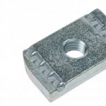 STRUT CHANNEL NUT M6 PLAIN NO SPRING BZP