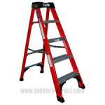 ELEX/8STEP 8 TREAD FIBREGLASS STEP LADDER BS EN131