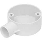 MITA 25CJB2W 25MM WHITE END BOX PVC